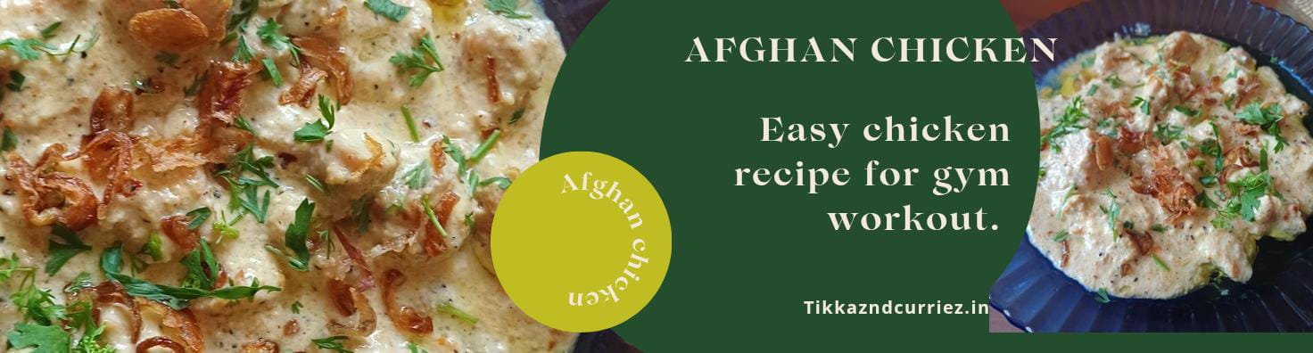 Afghan Chicken
Easy-to-make Chicken Recipe
Gym After workout Recipe.
