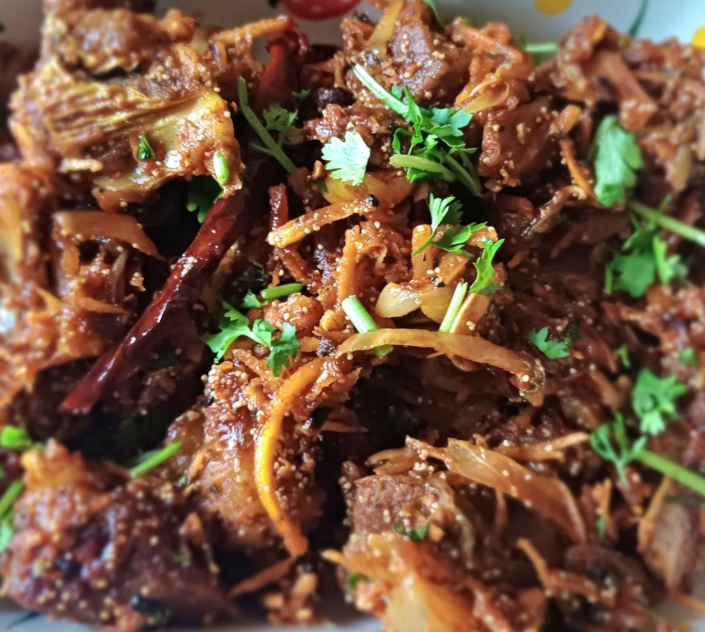 Zanzanit Mutton lonche - In traditional Maharashtrian Spice | Meat Pickle | Achari Ghosht.